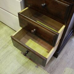 【川崎市宮前区リサイクルオフ】北海道民芸家具　チェストw45cmの画像