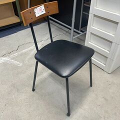 リサイクルショップどりーむ天保山店　No4726 椅子　ダイニングチェア　椅子　黒　の画像
