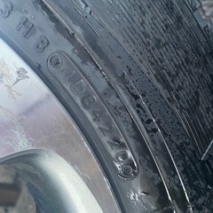 純正スタッドレスホイール付きの画像