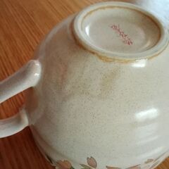 撫松庵　スープカップ　桜柄の画像