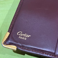 Cartier カルティエ　折りたたみ財布　鑑定済みの画像