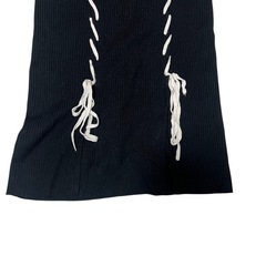 美品AZUL アズール ブラックニットロングワンピースの画像