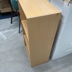 リサイクルショップどりーむ天保山店　No4914 カラーボックス　三段ボックス　ナチュラルカラー　シンプルで使いやすい🎵の画像