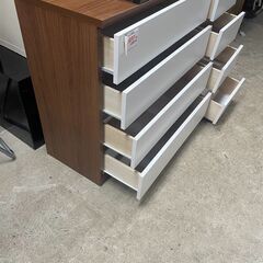 リサイクルショップどりーむ天保山店　No4885 ワイドチェスト　衣類収納　タンス　４段タンス　の画像