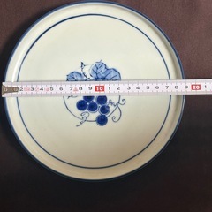 ぶどう柄中皿セットの画像