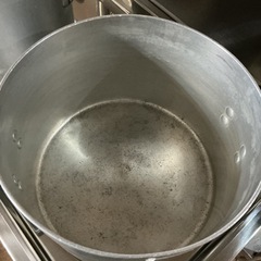 両手鍋🍀寸胴鍋アルミ製業務用27cm厨房用品👨‍🍳調理器具軽量サビあり💦シルバーの画像