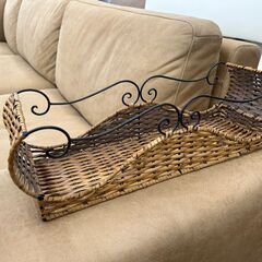 アイアンワイヤーフラワースタンド 約53.5×20.5×70cm 🚚自社配送時💳代引き可🚚(現金、クレジット、スマホ決済対応)の画像