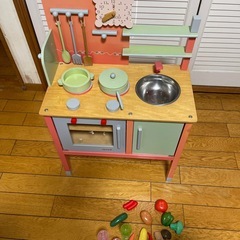 キッチン　こども　おままごとの画像