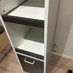 【キッチン収納ラック・食器棚／家電棚】の画像