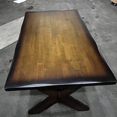 ダイニングテーブル　ダークブラウンの画像