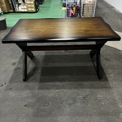 ダイニングテーブル　ダークブラウンの画像
