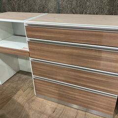 【愛品館 市原店】綾野製作所｜上置き付スライド扉キッチンボードの画像