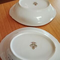 昭和レトロ　懐かしいカレー皿２枚の画像