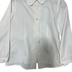 120cm 子供 フォーマルドレス 黒のドット柄フリルドレスセット 3点の画像