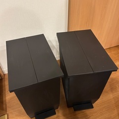 SOLOW ゴミ箱　45L 2個セット　ブラックの画像