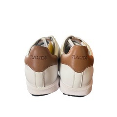 【新品】ENZO RAUDi レザー 本革 白 ゴルフシューズ 26cm相当の画像