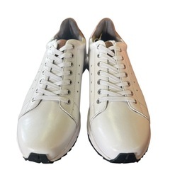 【新品】ENZO RAUDi レザー 本革 白 ゴルフシューズ 26cm相当の画像
