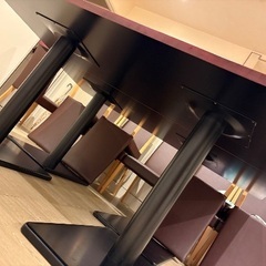 業務用大型テーブル 190×75cm／2台セット／しっかり重量タイプ／引き取り限定の画像