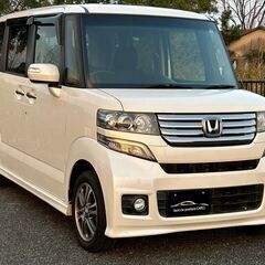 コミコミ🚘車検2年付！ETC！ナビ！TV！アルミホイール！左パワスラドア！NBOXカスタム！の画像