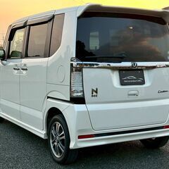 コミコミ🚘車検2年付！ETC！ナビ！TV！アルミホイール！左パワスラドア！NBOXカスタム！の画像