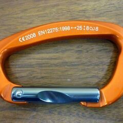 ☆roc'teryx 登山用カラビナ 6個セット CE2008 EN12275 変形D型 ストレートゲート メジャーアクシス25kN マイナーアクシス8kN オープンゲート8kN ロックテリクス 札幌市 豊平区 平岸店の画像