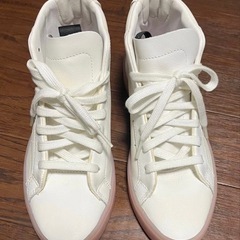 adidas アディダス ADIDAS SLEEK MID W EE8612 19SP WHT/WHTの画像