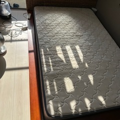 バリ風　アバカセミダブルベッドの画像