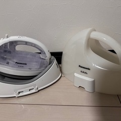 パナソニック　コードレススチームアイロン NI-WL405 ＋ CaRuRu収納ケース付きの画像