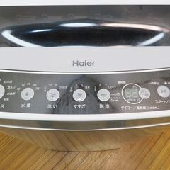 京都市内方面配達設置無料 ハイアール 全自動洗濯機 4.5kg 2021年製 JW-C45D お急ぎコース搭載 KS01の画像