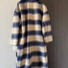 テチチ チェスターコート チェック柄チェスターコート　ロングコートの画像