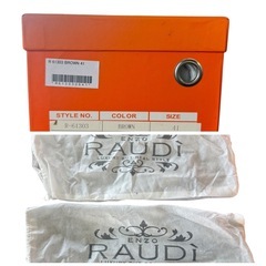 【新品】ENZO RAUDi レザー 本革 茶 ゴルフシューズ 26cm相当の画像