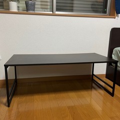 
木目調  ローテーブル ブラウンの画像