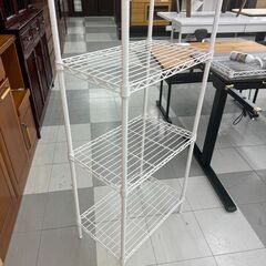 ★リユースのサカイ千葉中央店★  メタルラック 白 H123×D35×W54 クリーニング済み TC5492の画像