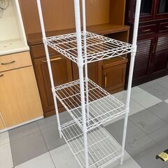 ★リユースのサカイ千葉中央店★  メタルラック 白 H123×D35×W54 クリーニング済み TC5492の画像