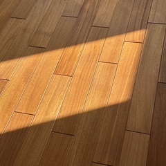 フローリング★高級 無垢材 チーク★オイル塗装仕上げ 約4畳 DIYの画像