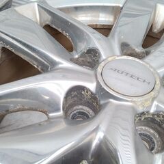 セレナ純正 16インチ★メッキ★日産 セレナ オーテック【富山】ハイウェイスター 日産純正  ニッサン純正 中古４本 車検対応アルミホイール ジューク リーフ エクストレイルの画像