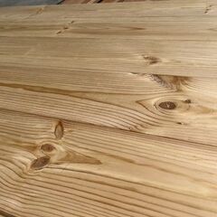 【DIYグレード大特価】信州赤松無垢フローリング無塗装品 1820×15×114(mm) 8枚入！在庫40ケースほどありますので複数の方へ販売できます。の画像