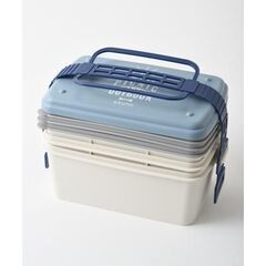 ブルーノ 3段ランチボックス ワイド 弁当箱 BHK109の画像