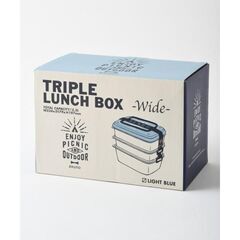 ブルーノ 3段ランチボックス ワイド 弁当箱 BHK109の画像