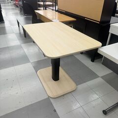 ★リユースのサカイ千葉中央店★  昇降テーブル ナチュラルウッド H52～76×D60×W100 クリーニング済み TC5493の画像