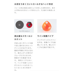 【決定済】未使用 hayabusa 真鯛無双 高感度・高比重タングステン カスタムヘッド 90g シュリンプレッドの画像