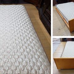 K19　日本ベッド　セミダブルベッド①の画像