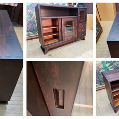 K24　松本民芸家具　ミズメザクラ　サードボードの画像