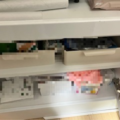 ロータイプ 食器棚 2個セットの画像