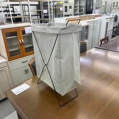 ★リユースのサカイ千葉中央店★  ランドリーバスケット グレー H62×D21×W45 クリーニング済み TC5496の画像