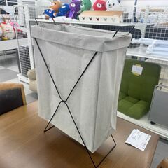 ★リユースのサカイ千葉中央店★  ランドリーバスケット グレー H62×D21×W45 クリーニング済み TC5496の画像