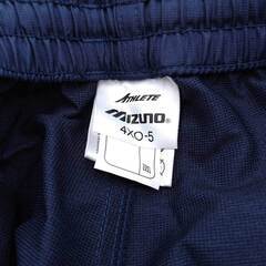 【未使用】ミズノ ATHLETE ショートパンツ 短パン 体操服 ハーフパンツ 4XO-5 ネイビー 82RM-3114 ユニセックス MIZUNOの画像