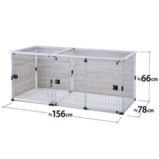 【ほぼ新品】ボンビアルコン プラスワンサークル　犬用ケージ