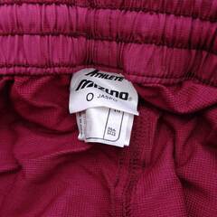 【未使用】ミズノ ATHLETE ショートパンツ 短パン 体操服 ハーフパンツ O ワイン 82RM-3166 ユニセックス MIZUNOの画像