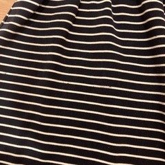 プチバトー 赤襟ボーダーワンピース 10ans/138cmの画像